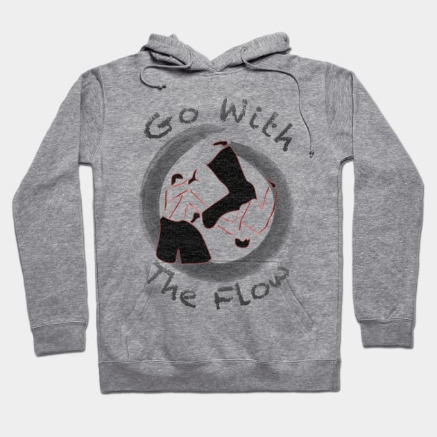 Aikido - Go With The Flow Hoodie by Todd Henderson 